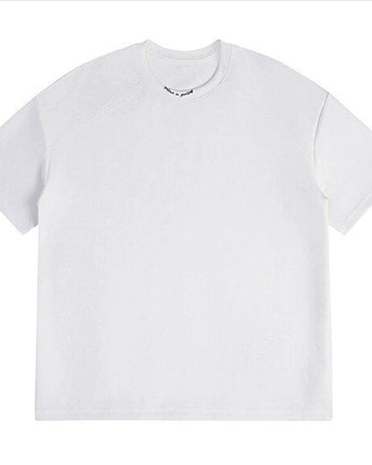 Minimal Design Black Short Sleeve T-Shirt N0828