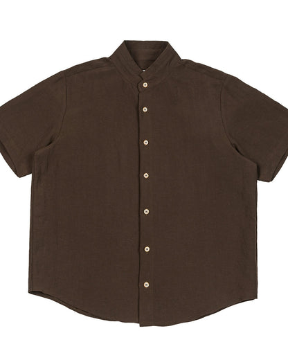 Retro Chinese Stand-Up Collar Shirt N0830