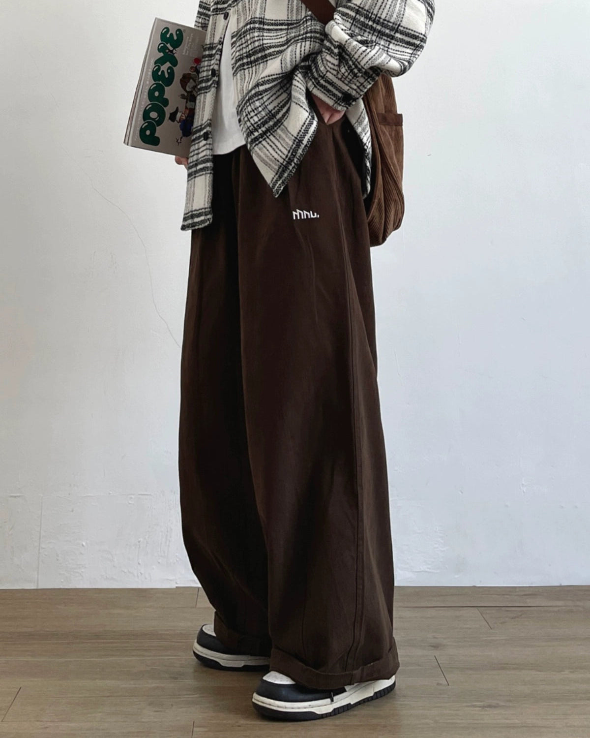 Dart Silhouette Wide Pants N0698