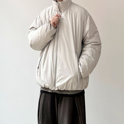 Volume Silhouette Stand Collar Jacket N0973