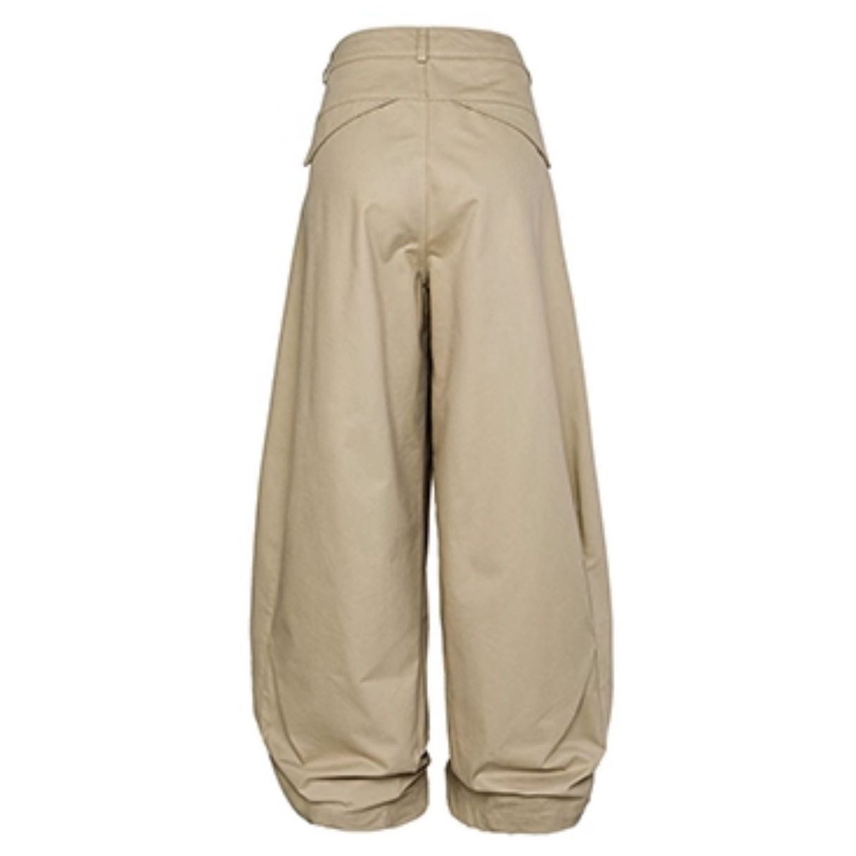 Balloon Silhouette Wide Pants N0974