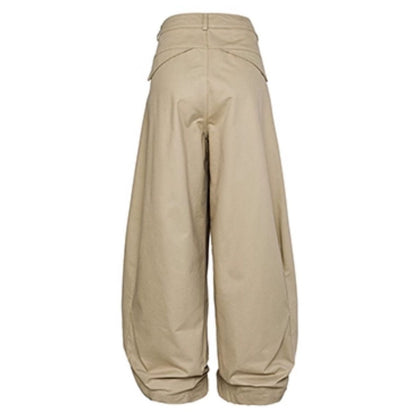 Balloon Silhouette Wide Pants N0974