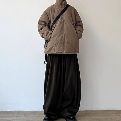 Volume Silhouette Stand Collar Jacket N0957