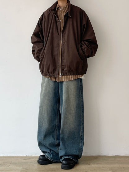 Oversized Silhouette Simple Jacket N0605