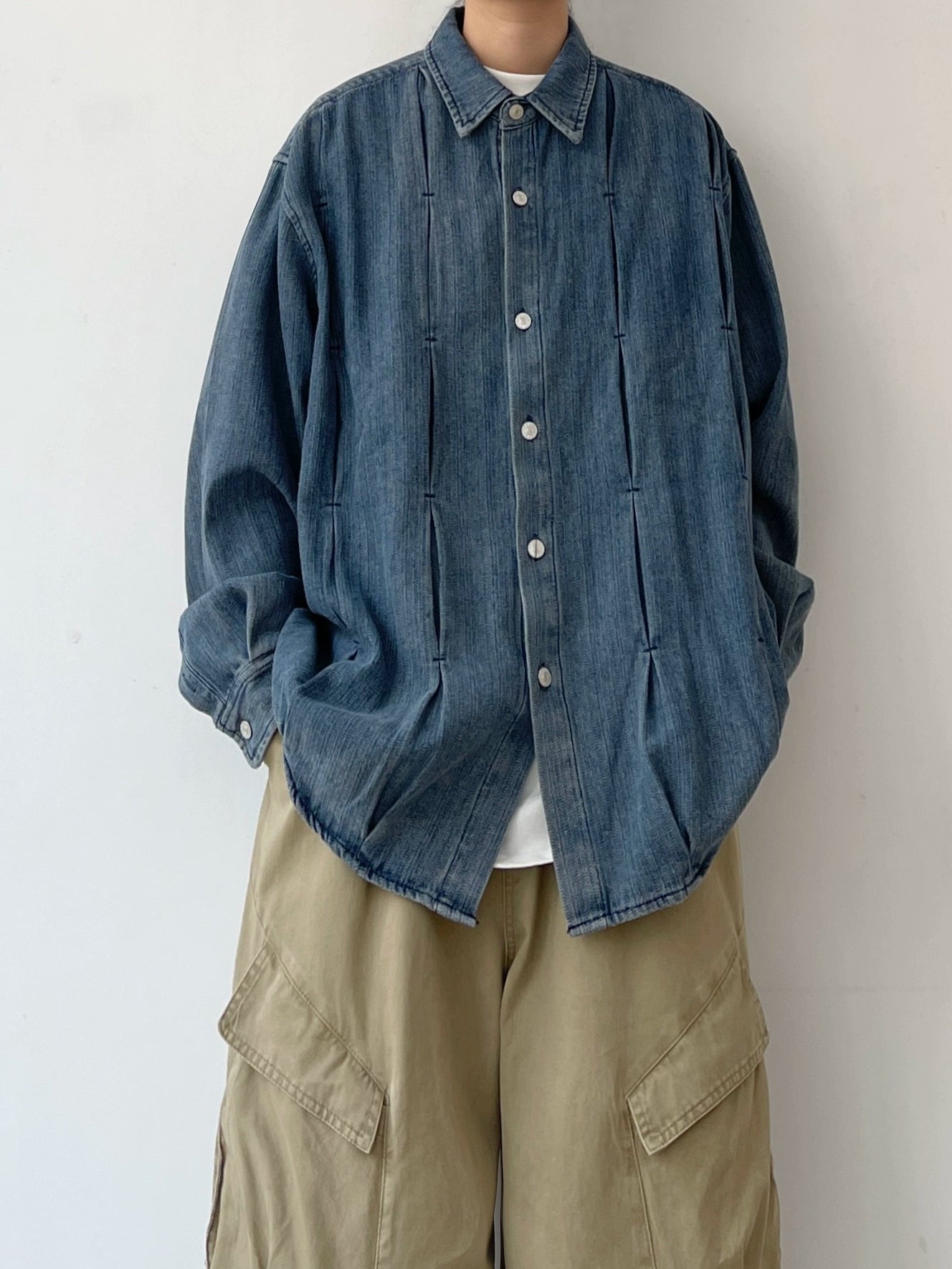 Relax Silhouette Denim Shirt N0618