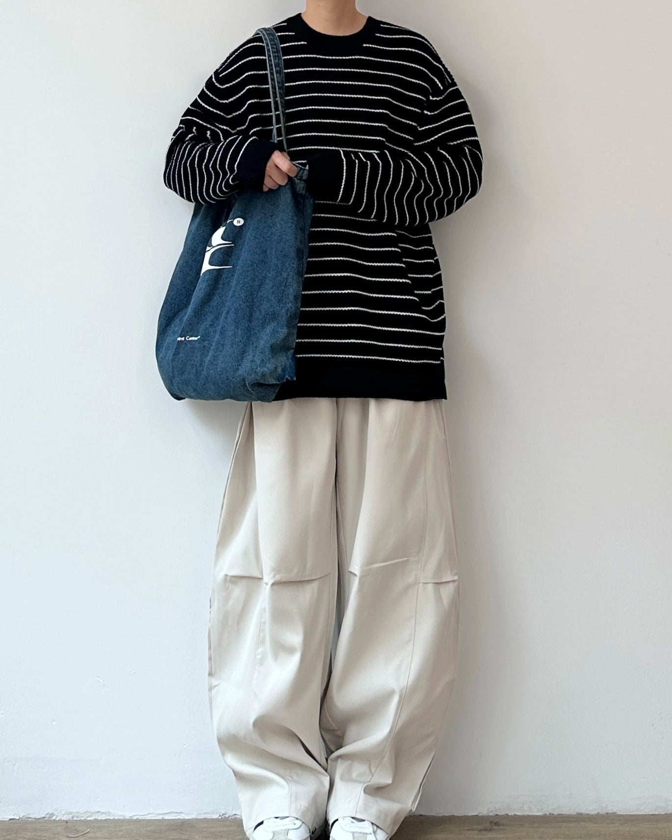 Retro Striped Knit Sweater N0894