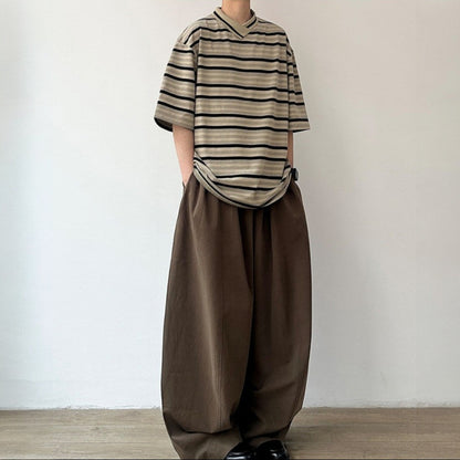 Tuck Silhouette Wide Pants N1080