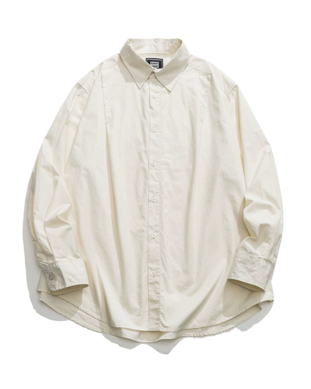 Button Accent Long Sleeve Shirt N0702