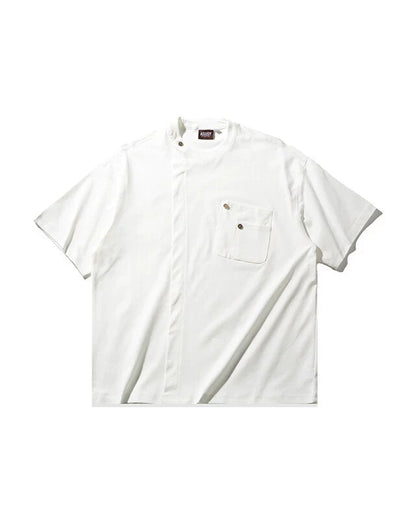 Asymmetric Detail Pocket T-Shirt N0791