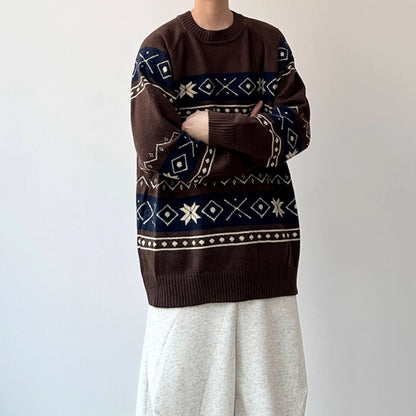 Nordic Line Knit Sweater N0982