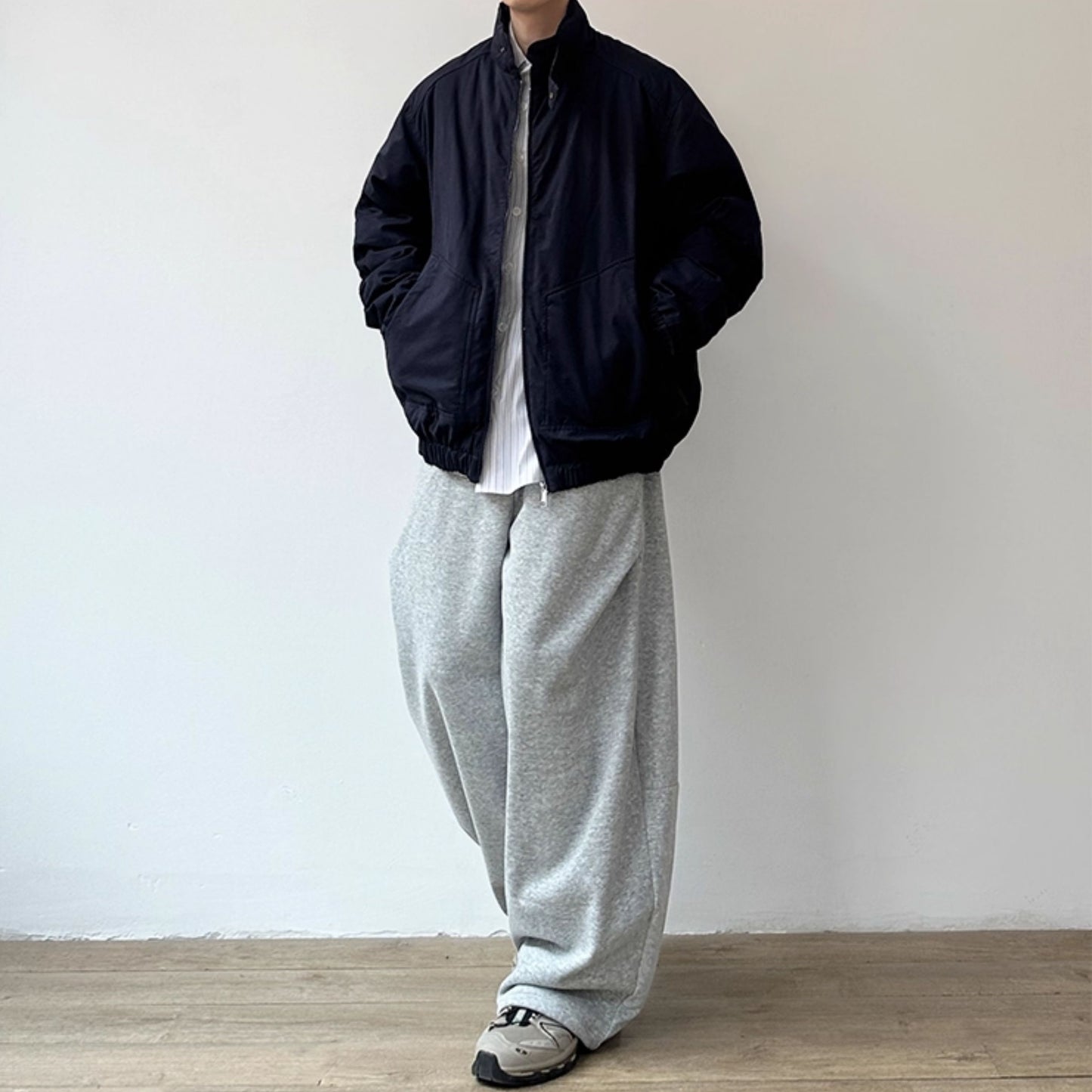 Volume Neck Short Blouson N0971