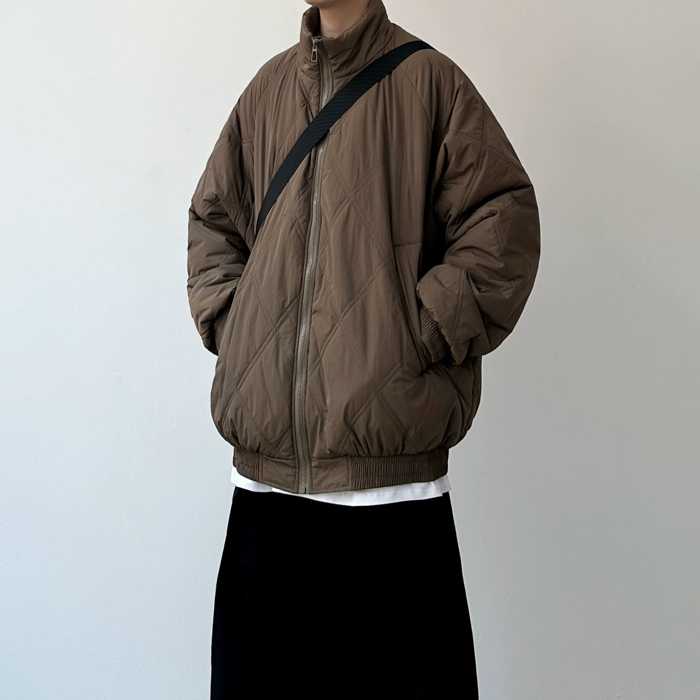 Soft Matte Quilting Jacket N0969