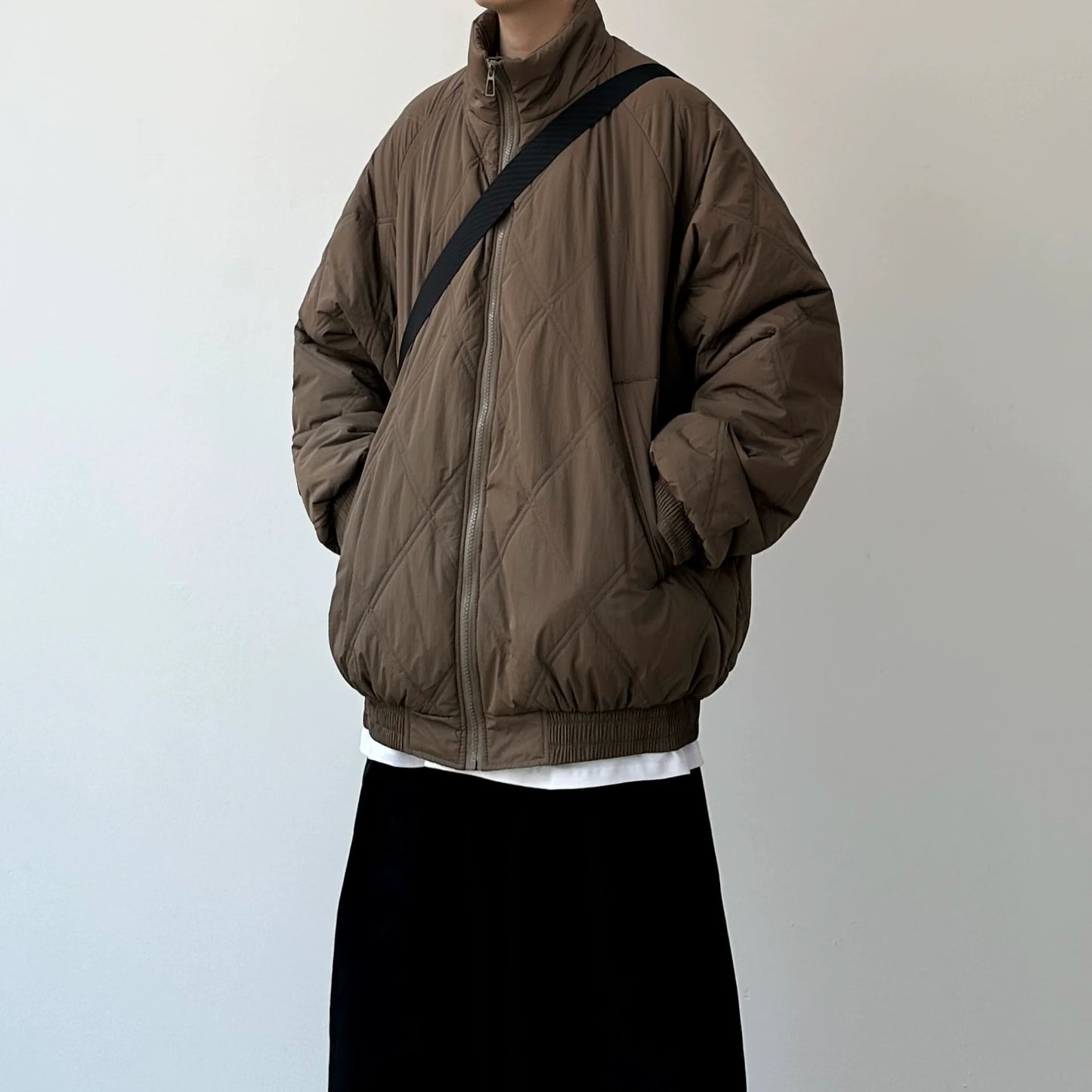 【OUTLET/即納】Soft Matte Quilting Jacket N0969