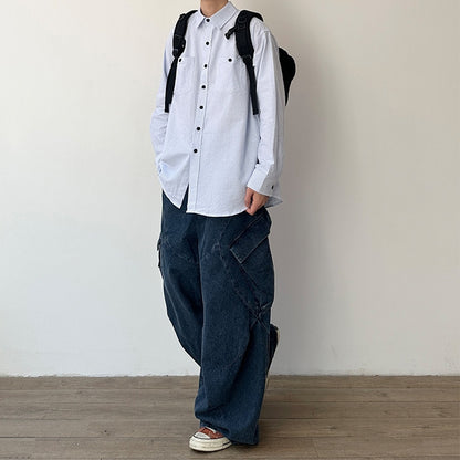 Minimal Line Silhouette Shirt N1068