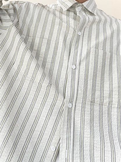 Simple Stripe Regular Shirt N0662