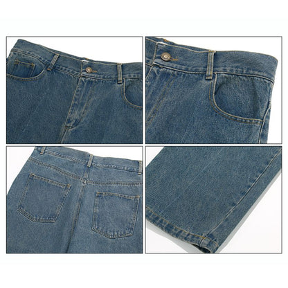 Jeans Loose Straight Long Pants N0195