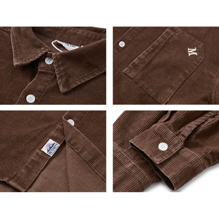 Corduroy Loose Casual Shirt N0206