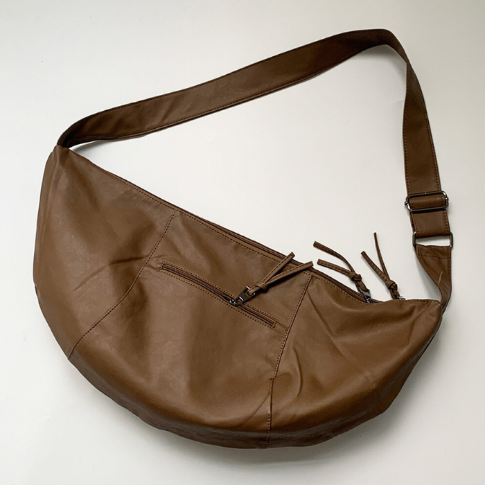 Versatile One-shoulder Dumpling Messenger Bag N0311