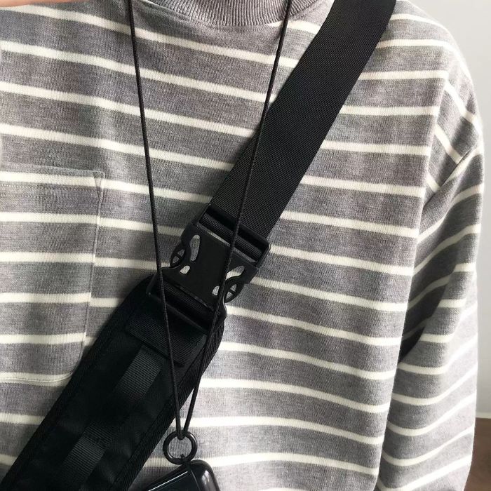 Striped Round Neck Sweatshirt N0450