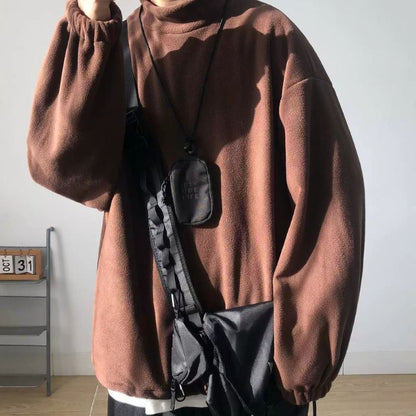 Polar Fleece Turtleneck Sweatshirt N0452