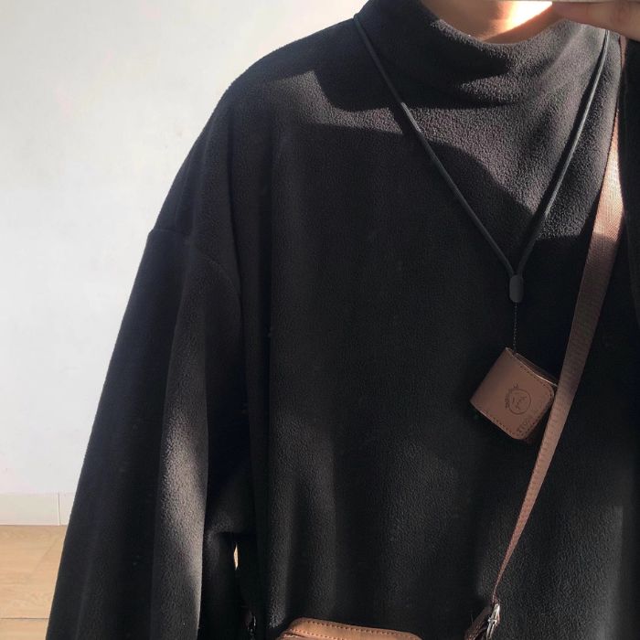 Polar Fleece Turtleneck Sweatshirt N0452