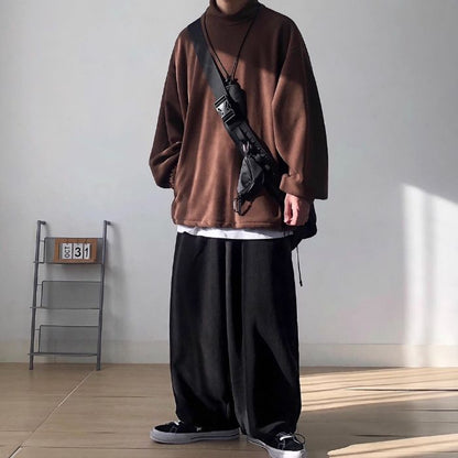 Polar Fleece Turtleneck Sweatshirt N0452