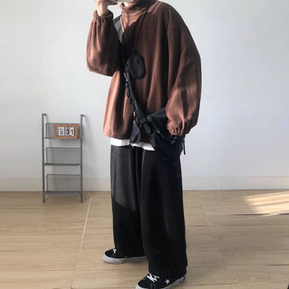 Polar Fleece Turtleneck Sweatshirt N0452