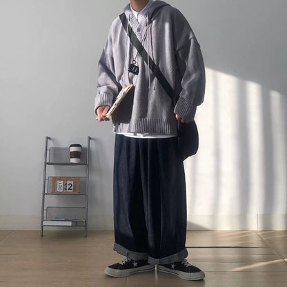 Loose Dropped Shoulders Hoodie N0454