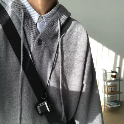 Loose Dropped Shoulders Hoodie N0454