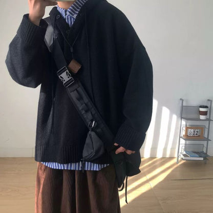 Loose Dropped Shoulders Hoodie N0454