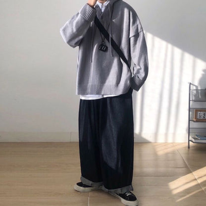 Loose Dropped Shoulders Hoodie N0454