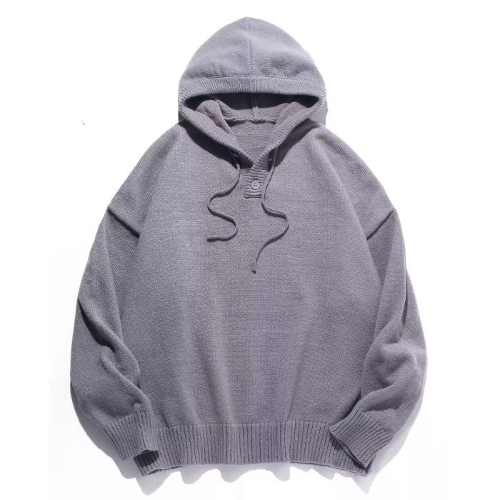 Loose Dropped Shoulders Hoodie N0454