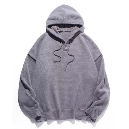 Loose Dropped Shoulders Hoodie N0454