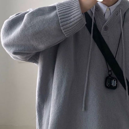 Loose Dropped Shoulders Hoodie N0454