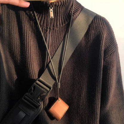 Half-height Zipper Collar Sweater N0455