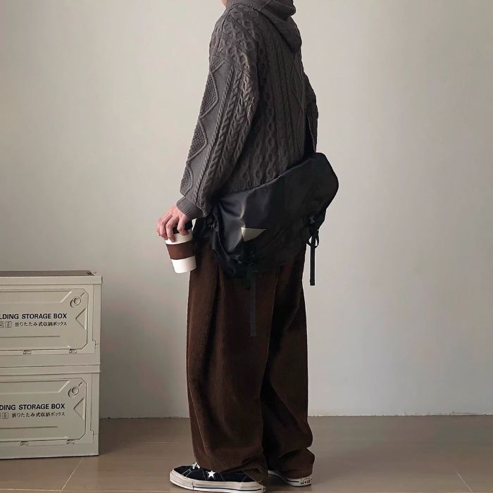 Loose Hooded Knitted Sweater N0456