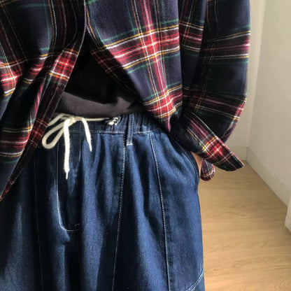 Multi-pocket Wide-leg Jeans N0461