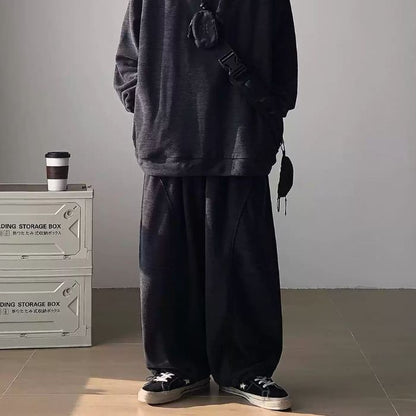 Polar Fleece Wide Leg Cuff Pants N0463