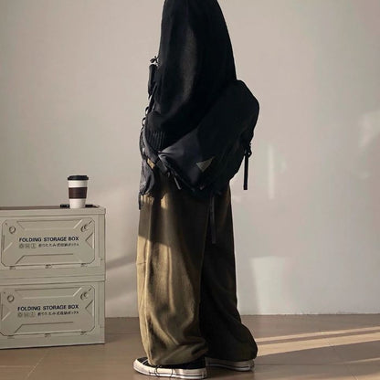 Polar Fleece Wide Leg Cuff Pants N0463