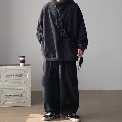 Polar Fleece Wide Leg Cuff Pants N0463