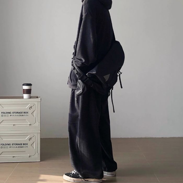 Polar Fleece Wide Leg Cuff Pants N0463