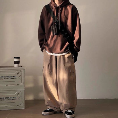 Heavy Solid Color Hoodie N0464