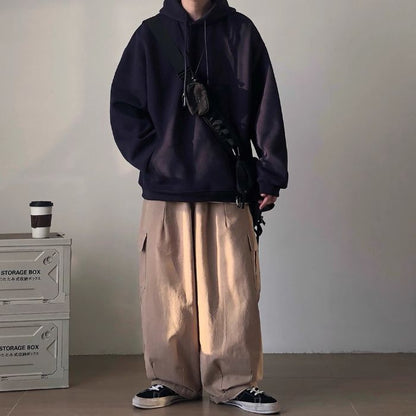 Heavy Solid Color Hoodie N0464