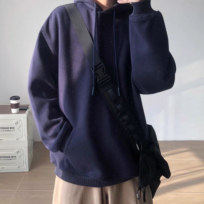 Heavy Solid Color Hoodie N0464