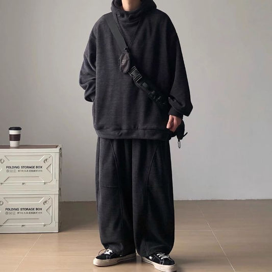 Polar Fleece Loose Hoodie N0465