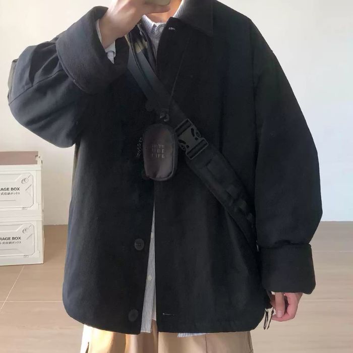 Lapel Quilted Jacket N0470