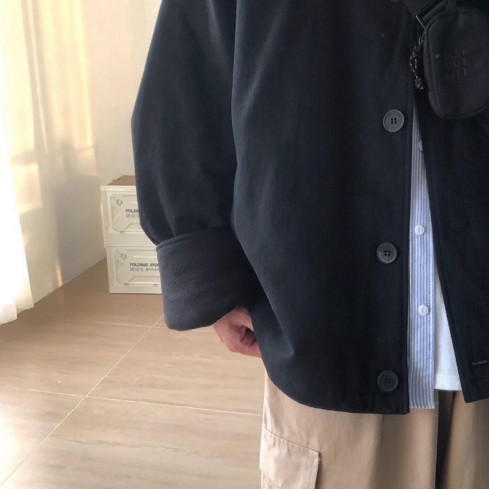 Lapel Quilted Jacket N0470