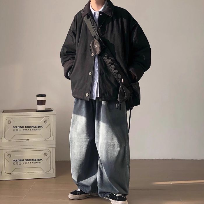 Lapel Quilted Jacket N0470