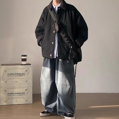 Lapel Quilted Jacket N0470