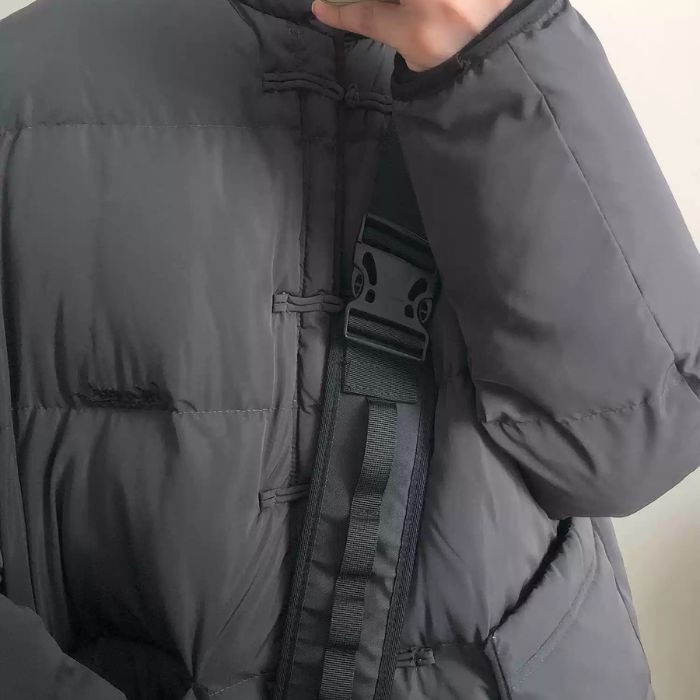 Button Stand Collar Jacket N0474